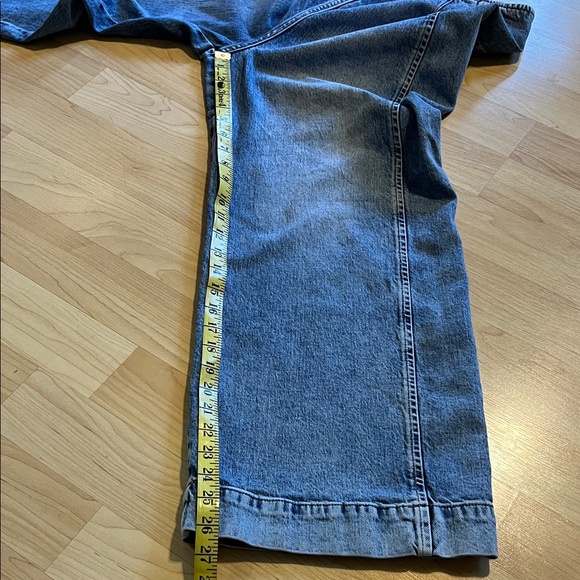 Pilcro Kick Cropped Wide Leg Jeans Women's sz 31 - Picture 9 of 10